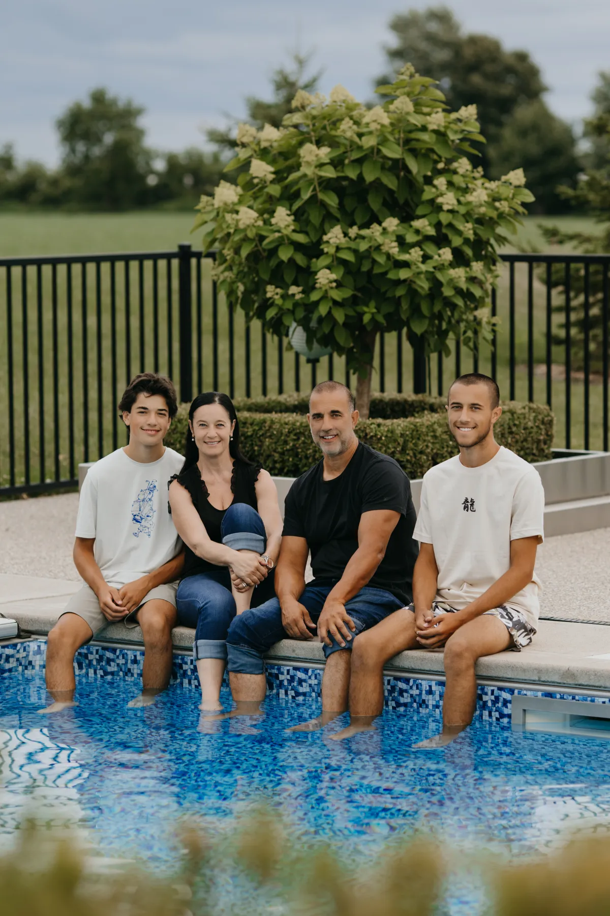 The Bernardes family — Dean, Annie, Maxxim, and Maddox